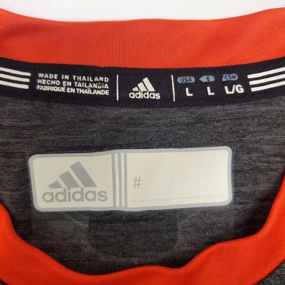 Adidas Climalite Mens Black Miami Hurricanes Tshirt Athletics NCAA Large - Picture 8 of 11